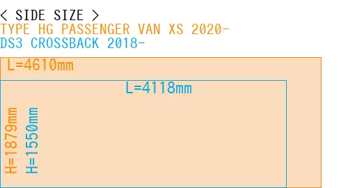 #TYPE HG PASSENGER VAN XS 2020- + DS3 CROSSBACK 2018-